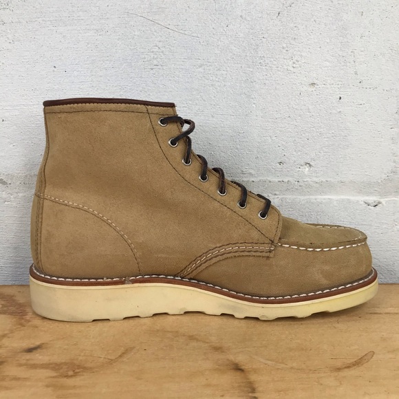 Red Wing Shoes Womens 9.5B Classic Moc Boots 2nds - Picture 7 of 14
